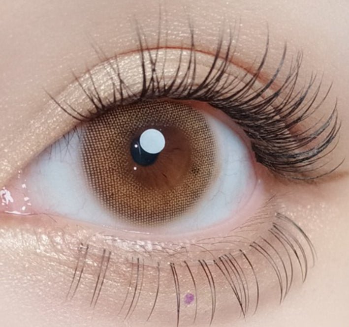 Olola A.ble Brown — monthly colored contact lenses, 13.2mm graphic diameter