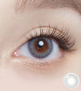 Olola Blow Midnight Gray — monthly colored contact lenses, 13.2mm graphic diameter