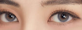 Olola Blow Midnight Gray — monthly colored contact lenses, 13.2mm graphic diameter