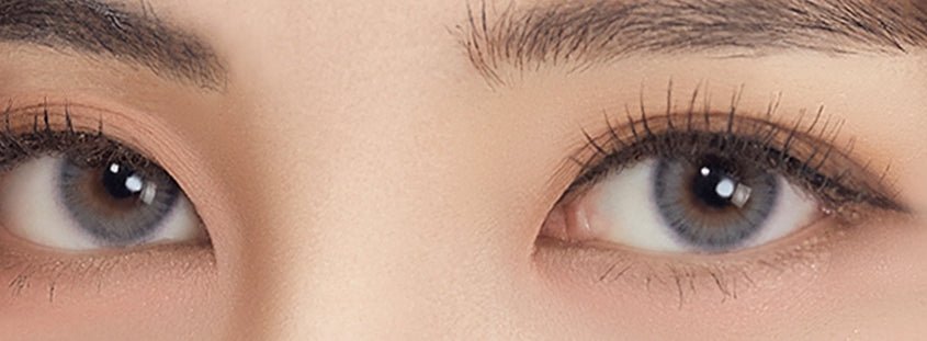 Olola Blow Midnight Gray — monthly colored contact lenses, 13.2mm graphic diameter