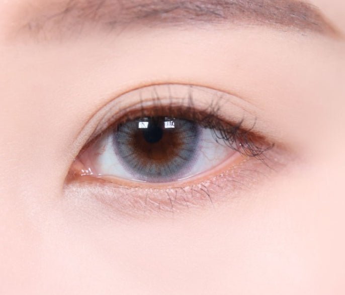 Olola Blow Midnight Gray — monthly colored contact lenses, 13.2mm graphic diameter