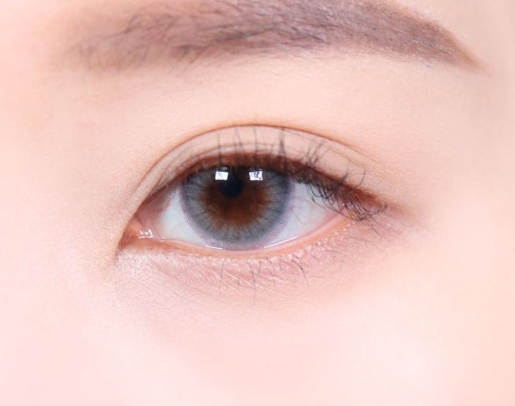 Olola Blow Midnight Gray — monthly colored contact lenses, 13.2mm graphic diameter