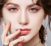 Olola Blow Midnight Gray — monthly colored contact lenses, 13.2mm graphic diameter