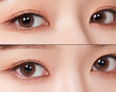 Olola Blow Sunset Pink — monthly colored contact lenses, 13.2mm graphic diameter