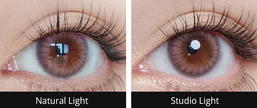 Olola Blow Sunset Pink — monthly colored contact lenses, 13.2mm graphic diameter