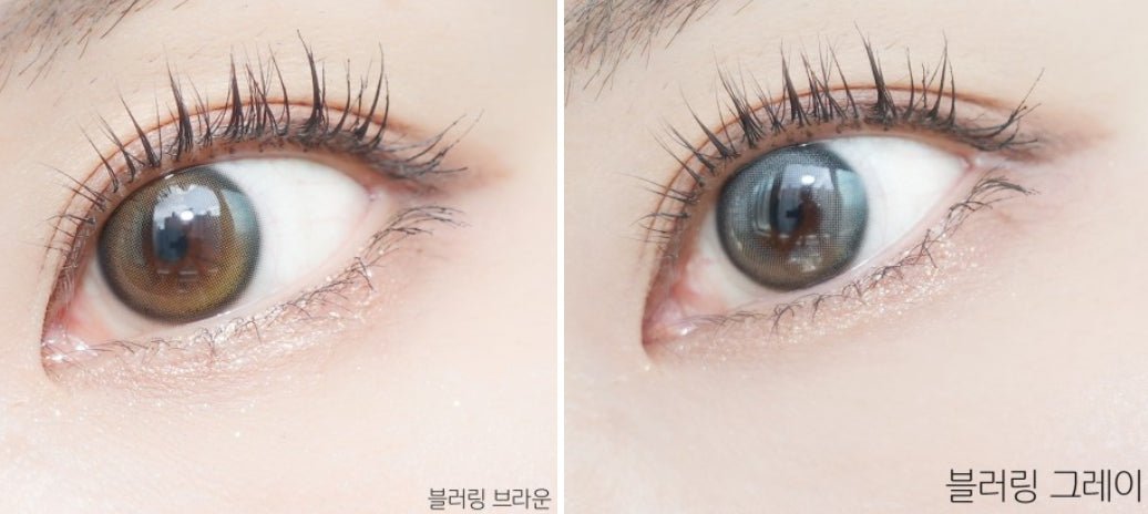 Olola Blurring Brown — monthly colored contact lenses, 13.2mm graphic diameter