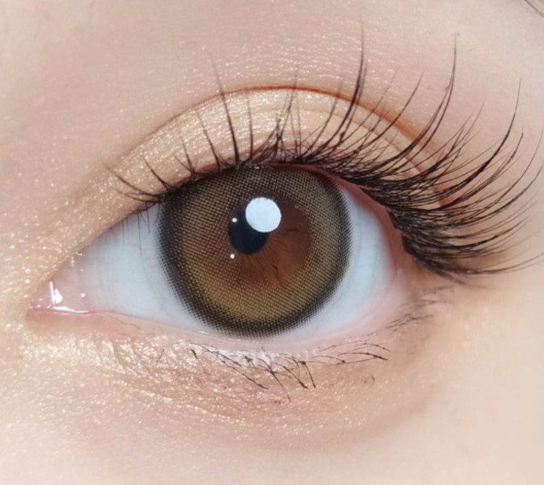 Olola Blurring Brown — monthly colored contact lenses, 13.2mm graphic diameter