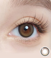 Olola Blurring Brown — monthly colored contact lenses, 13.2mm graphic diameter