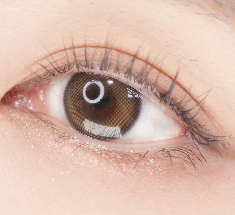Olola Blurring Brown — monthly colored contact lenses, 13.2mm graphic diameter