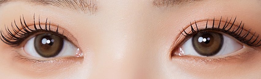 Olola Blurring Brown — monthly colored contact lenses, 13.2mm graphic diameter