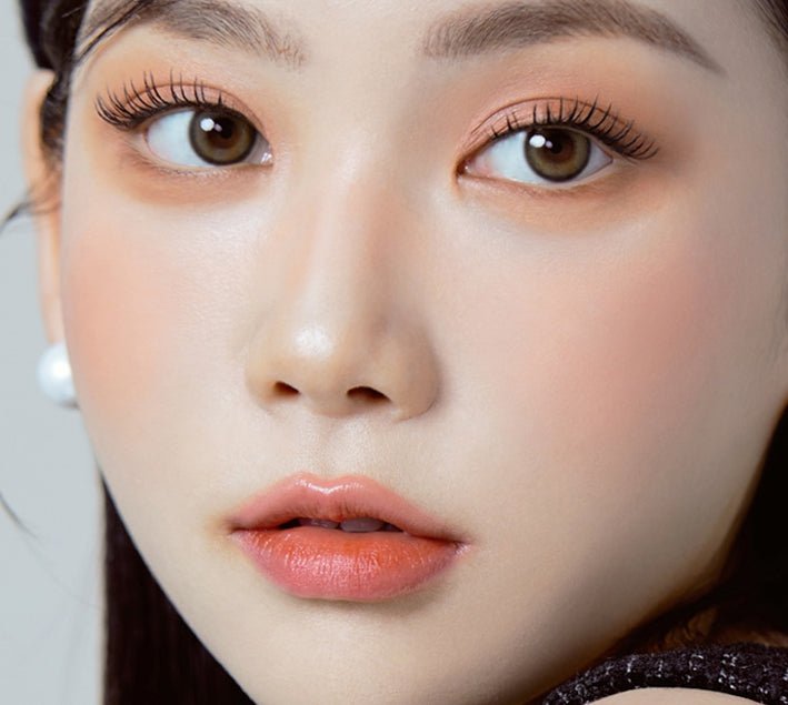 Olola Blurring Brown — monthly colored contact lenses, 13.2mm graphic diameter
