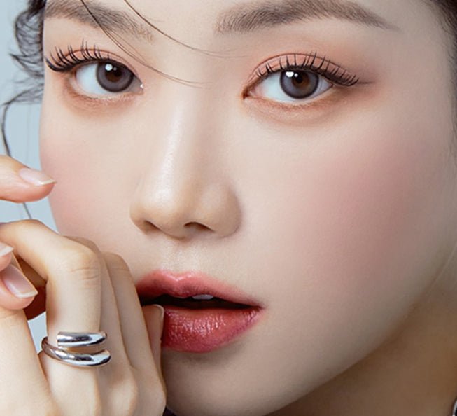 Olola Blurring Gray — monthly colored contact lenses, 13.2mm graphic diameter