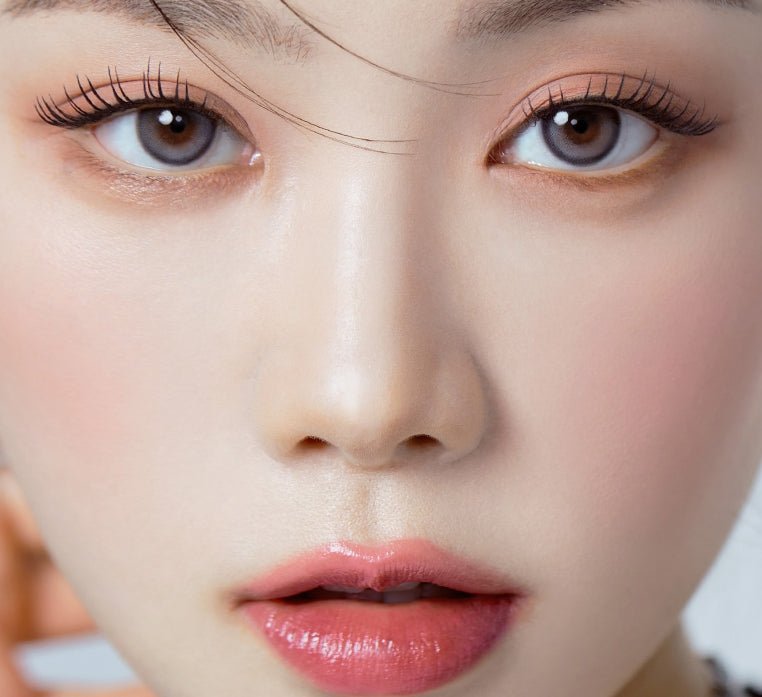 Olola Blurring Gray — monthly colored contact lenses, 13.2mm graphic diameter