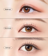 Olola Dahlia Brown colored contact lens, 13.2mm graphic diameter, 3-6 Months wear