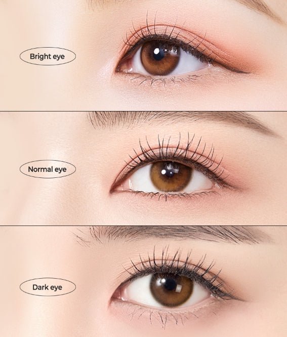 Olola Dahlia Brown colored contact lens, 13.2mm graphic diameter, 3-6 Months wear