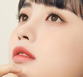 Olola Dahlia Brown colored contact lens, 13.2mm graphic diameter, 3-6 Months wear