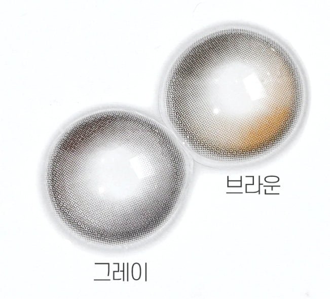 Olola Daymood Gray (10p) colored contact lens, 13.1mm graphic diameter, Daily wear