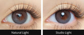 Olola Daymood Gray (10p) colored contact lens, 13.1mm graphic diameter, Daily wear