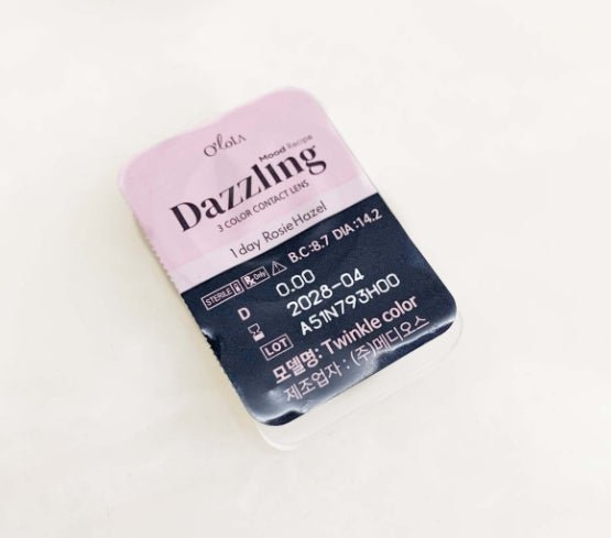 Olola Dazzling Rosie Hazel (10p) colored contact lens, 13.1mm graphic diameter, Daily wear