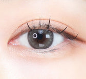 Olola Dearsome Ash Gray — monthly colored contact lenses, 13.1mm graphic diameter