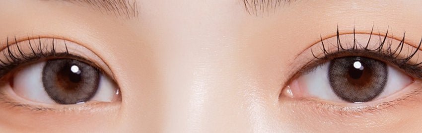Olola Dearsome Ash Gray — monthly colored contact lenses, 13.1mm graphic diameter