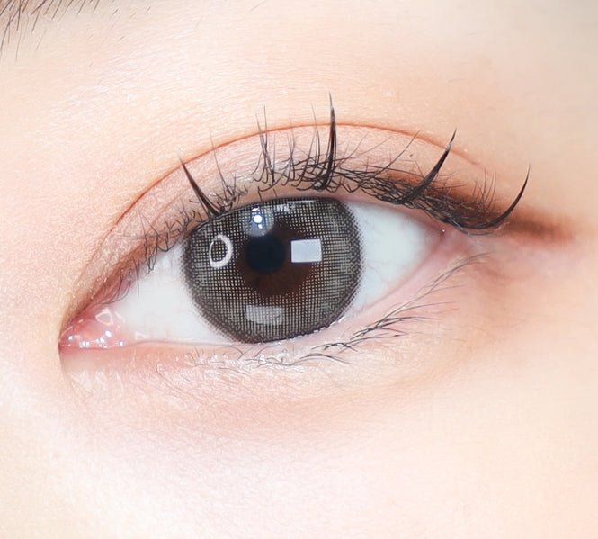 Olola Dearsome Ash Gray — monthly colored contact lenses, 13.1mm graphic diameter