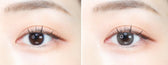 Olola Dearsome Ash Gray — monthly colored contact lenses, 13.1mm graphic diameter