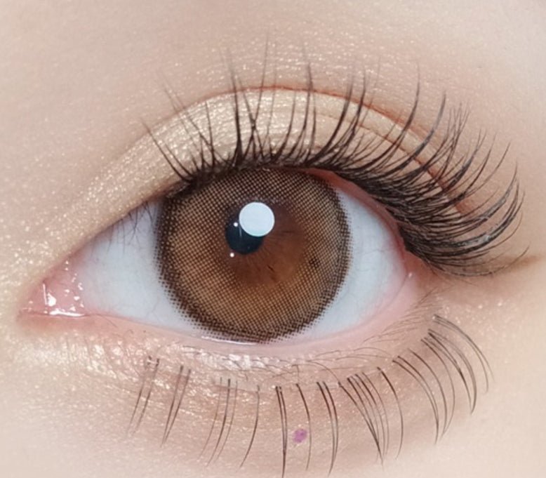 Olola Dearsome Milk Brown — monthly colored contact lenses, 13.1mm graphic diameter