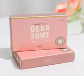Olola Dearsome Milk Brown — monthly colored contact lenses, 13.1mm graphic diameter