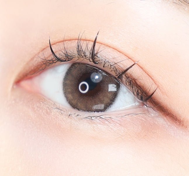 Olola Dearsome Milk Brown — monthly colored contact lenses, 13.1mm graphic diameter