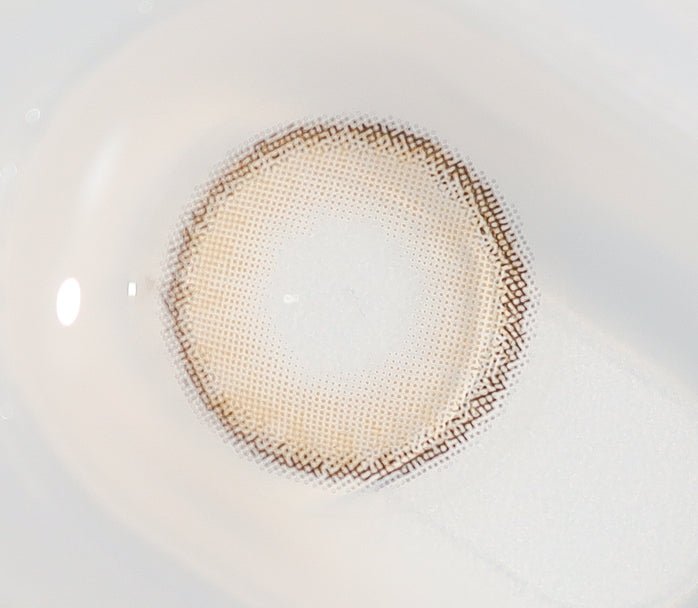 Olola Dearsome Milk Brown — monthly colored contact lenses, 13.1mm graphic diameter