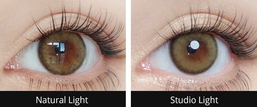 Olola Dearsome Olive Green — monthly colored contact lenses, 13.1mm graphic diameter