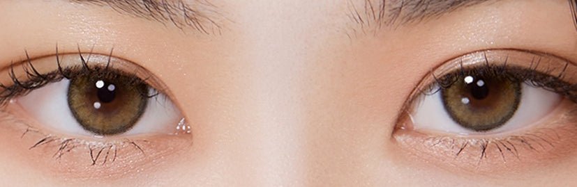 Olola Dearsome Olive Green — monthly colored contact lenses, 13.1mm graphic diameter