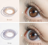 Olola Dewie Brown — monthly colored contact lenses, 13.0mm graphic diameter