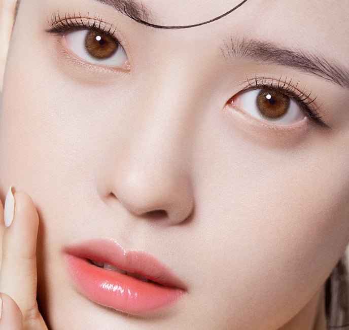 Olola Dewie Brown — monthly colored contact lenses, 13.0mm graphic diameter