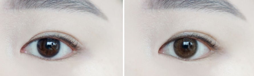 Olola Dewie Brown — monthly colored contact lenses, 13.0mm graphic diameter