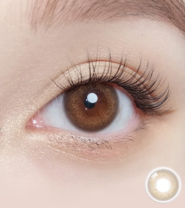 Olola Dewie Brown — monthly colored contact lenses, 13.0mm graphic diameter