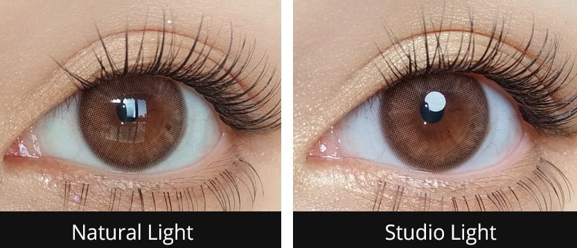 Olola Mellows Muse Brown (10p) colored contact lens, 13.1mm graphic diameter, Daily wear