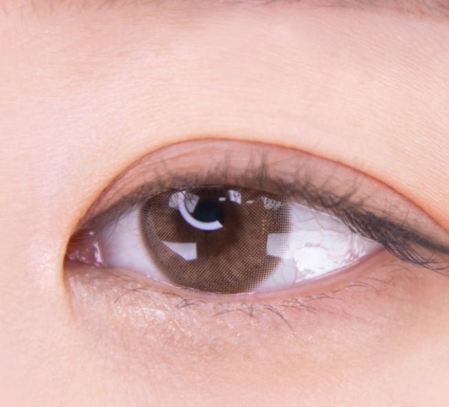 Olola Mellows Muse Brown (10p) colored contact lens, 13.1mm graphic diameter, Daily wear