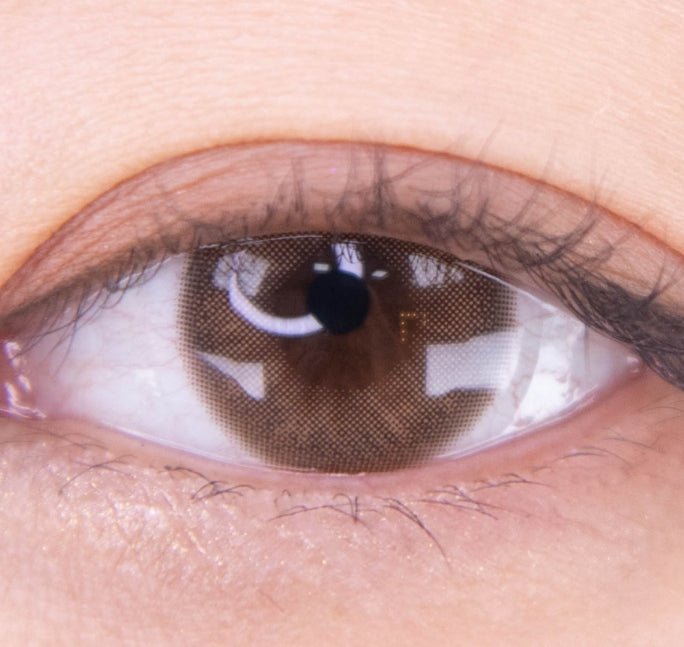 Olola Mellows Muse Brown (10p) colored contact lens, 13.1mm graphic diameter, Daily wear