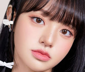 Olola Mellows Cotton Brown colored contact lens, 12.8mm graphic diameter, 3-6 Months wear