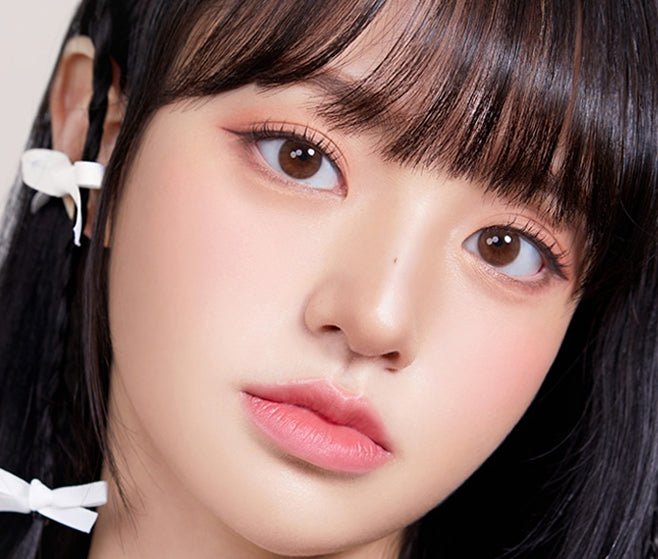Olola Mellows Cotton Brown colored contact lens, 12.8mm graphic diameter, 3-6 Months wear