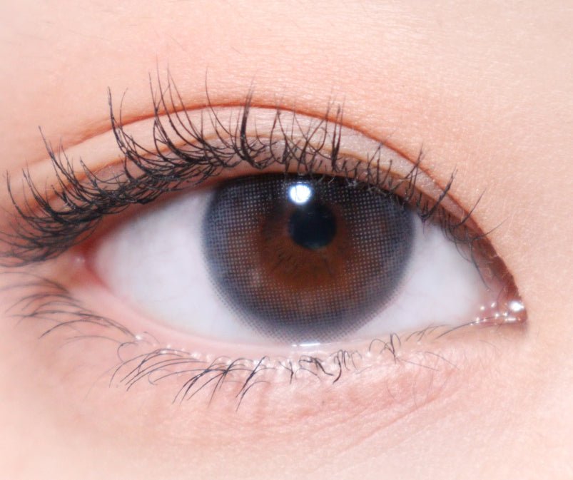 Olola Mellows Mystic Gray — monthly colored contact lenses, 12.8mm graphic diameter