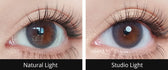 Olola Mellows Mystic Gray — monthly colored contact lenses, 12.8mm graphic diameter