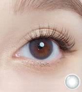 Olola Mellows Mystic Gray — monthly colored contact lenses, 12.8mm graphic diameter
