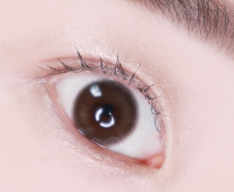 Olola Muted Choco — monthly colored contact lenses, 13.5mm graphic diameter