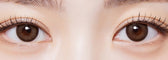 Olola Muted Choco — monthly colored contact lenses, 13.5mm graphic diameter