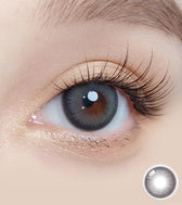 Olola Muted Gray — monthly colored contact lenses, 13.5mm graphic diameter
