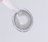 Olola Muted Gray — monthly colored contact lenses, 13.5mm graphic diameter