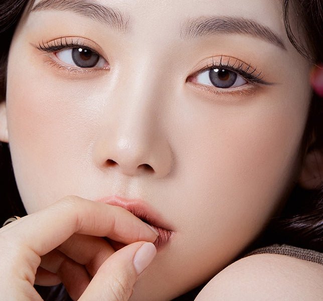 Olola Muted Gray — monthly colored contact lenses, 13.5mm graphic diameter